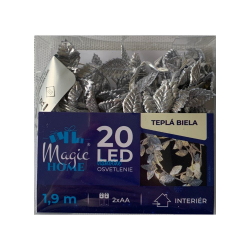 Vianon reaz lstky 1,9 m tepl biela 20 LED