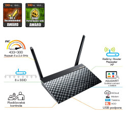 WiFi router Asus RT-AC51U Dual-Band AC750/4x Lan/ 1x USB