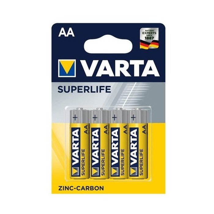Batéria Varta AA 4ks superlife zinc