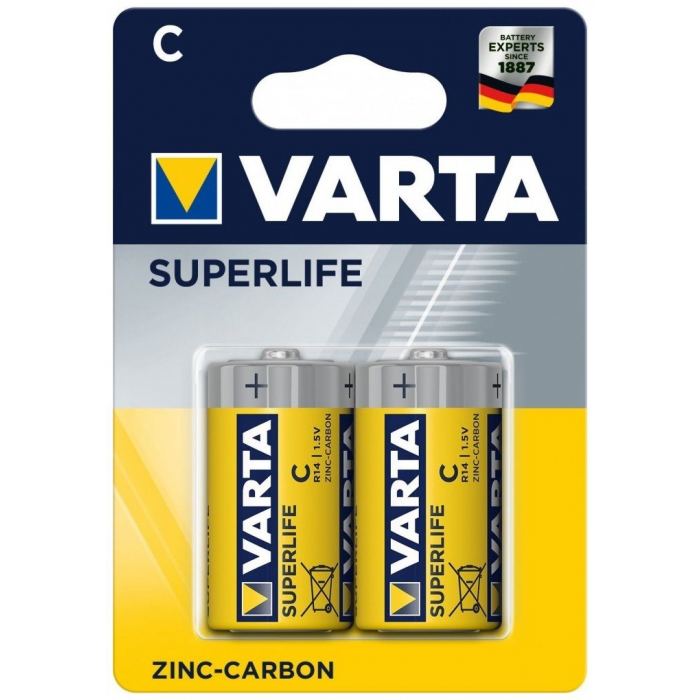 Batéria Varta R14 2ks  superlife zinc
